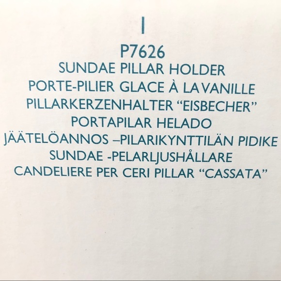 3/25✨ PartyLite Sundae Pillar Holder - Picture 6 of 6